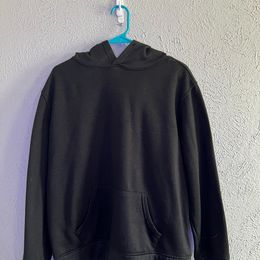Black Relaxed Fit Pullover Sweater